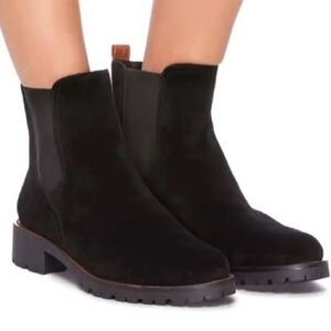 Sam Edelman Women's Jaclyn Round Toe Suede Booties Size 9